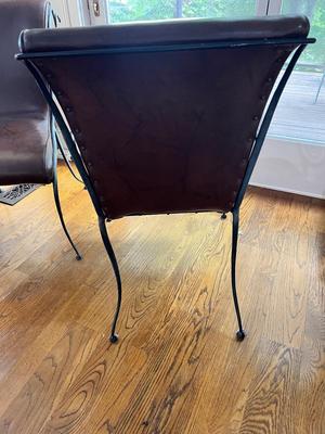 Three Faux Leather Chairs (K-MK)