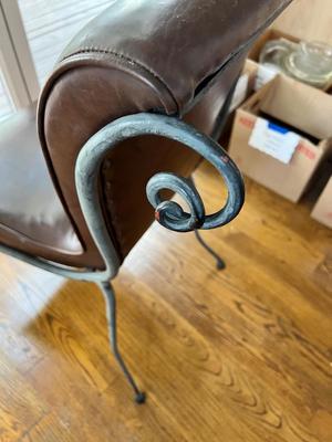 Three Faux Leather Chairs (K-MK)