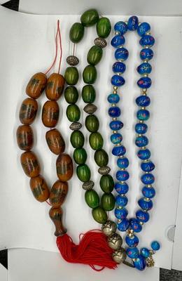 Lot of 3 Chunky Bead Prayer Beads