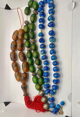 Lot of 3 Chunky Bead Prayer Beads