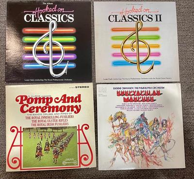 4 Vinyl Record Album Lot - Classics & Marches