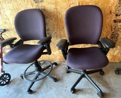 Office chairs on rollers