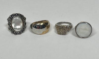 Jewelry Lot - 4 Vintage Rings