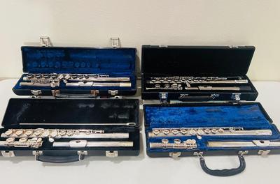 FLUTE Lot Of 4~ WEIMAR & GEMEINHARDT
