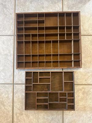 Vintage Wall Hanging Wooden Shelf Shadow Boxes