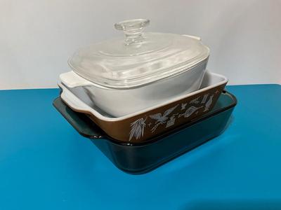 Pyrex and Corningware baking pans