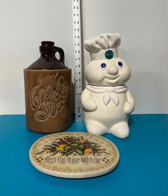 Pillsbury Cookie Jar, Brown Cookie Jug