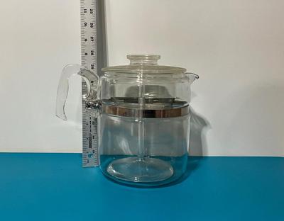 Vintage Pyrex Percolator Glass Coffee Pot