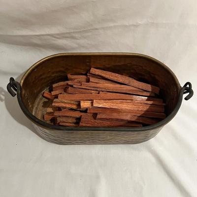 Iron & Copper Firewood Holders (D-MK)