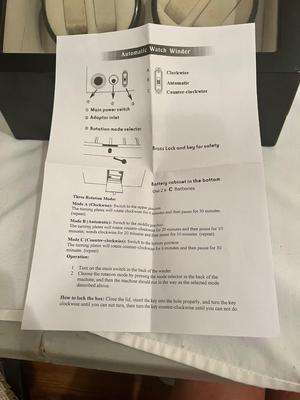 Automatic Watch Winder Box & Gerard Perregaux Watch (D-MK)