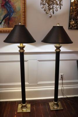 STIFFEL Pair of Vintage Floor Lamps (2)