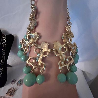 Gold and Turquoise Colored Jewelry (ST-BB)