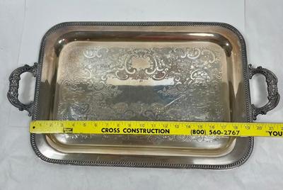 Middletown Silverware Butler Tray with Handles
