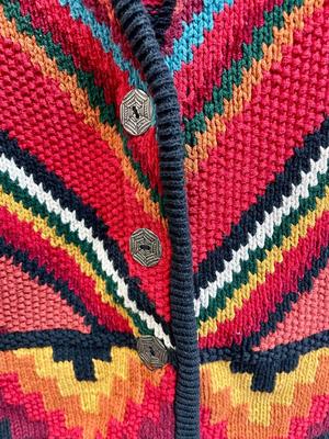Harold’s Multi-colored 100% Cotton Knitted Vest size M