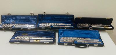 Flute Lot Of 5~ Gemeinhardt