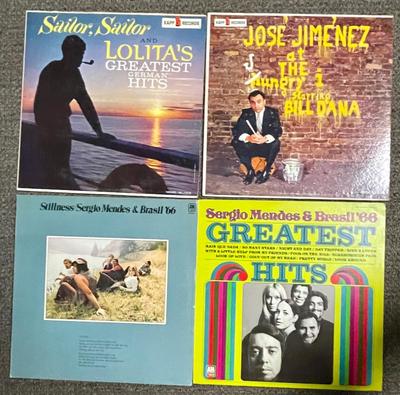 Lot of 4 Vinyl Recoords