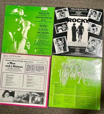 Lot of 4 Vinyl Recoords