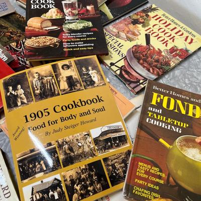 Lot of Cookbooks