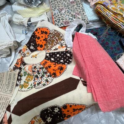 Sewing scraps & other