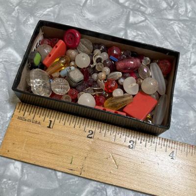 Small box of beads