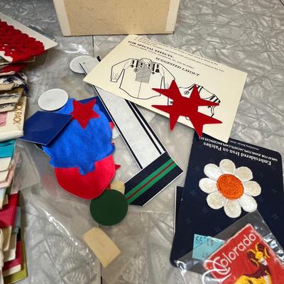 Flat of rickrack and other