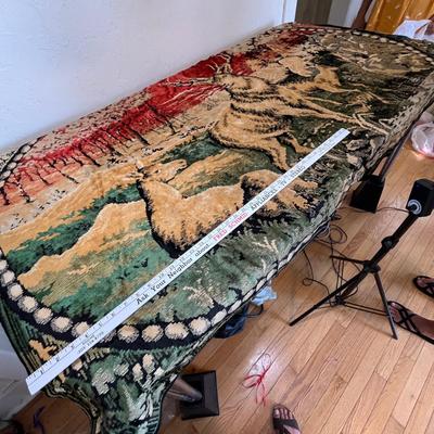 Vintage tapestry rug