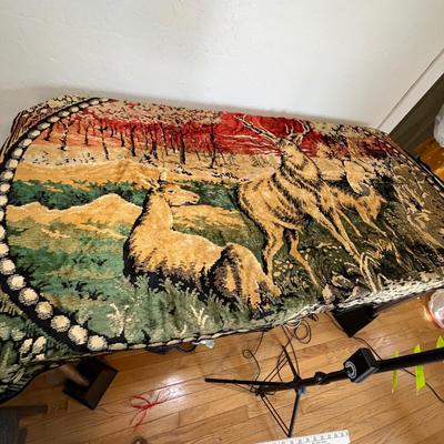 Vintage tapestry rug
