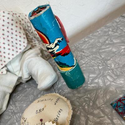 Lot of dolls & toys