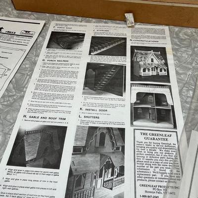 Wood doll house kit