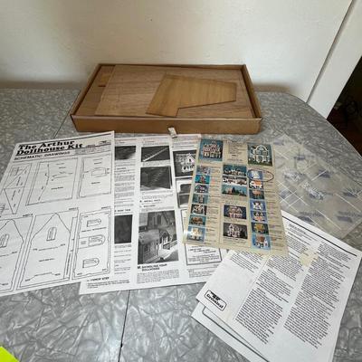 Wood doll house kit