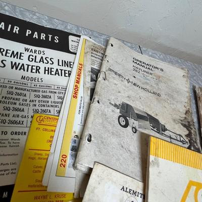 Vintage farm paper items