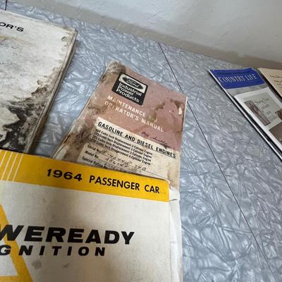 Vintage farm paper items