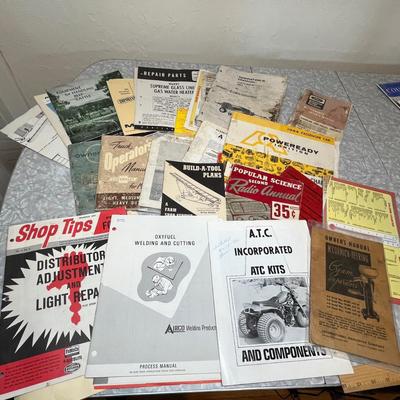 Vintage farm paper items