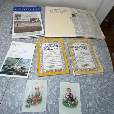 Vintage paper memorabilia