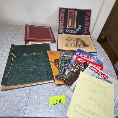 Scrap books & Horse magazines