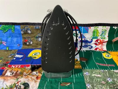Lap quilt and steam iron