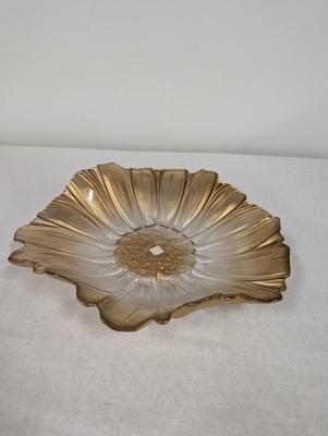 Fifth Ave Venezia Flower Tray Crystal Dish With Box