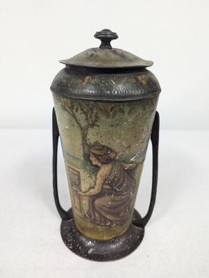 Fancy Two Handled Tea Caddy
