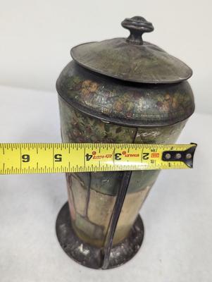 Fancy Two Handled Tea Caddy