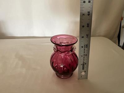 Canberry Mini Glass Vase