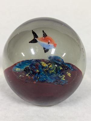 Vintage Penco Art Glass Fish Paperweight