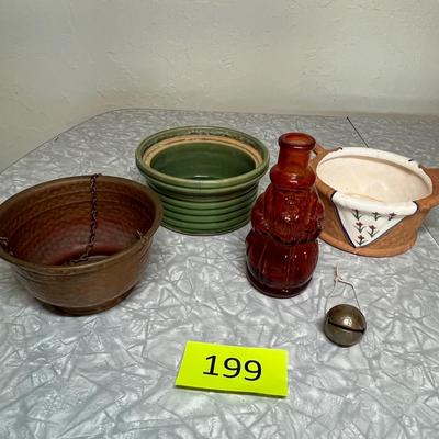 Pots & Santa Bottle