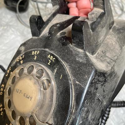 Antique telephones