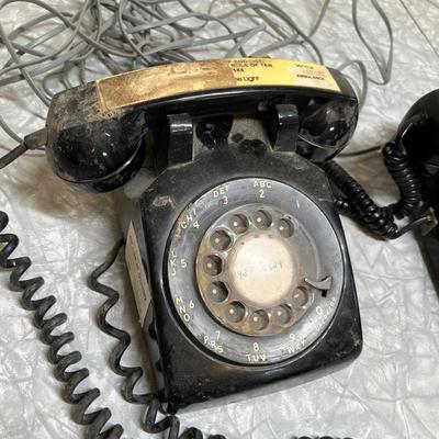 Antique telephones