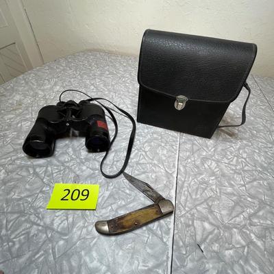 Binoculars & Case XX knife