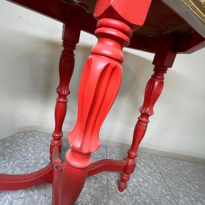 Gold topped table