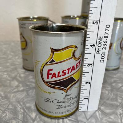 Falstaff Beer can mugs