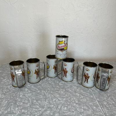 Falstaff Beer can mugs