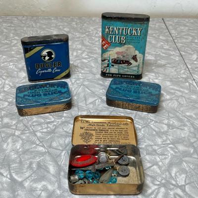 Vintage tobacco tins