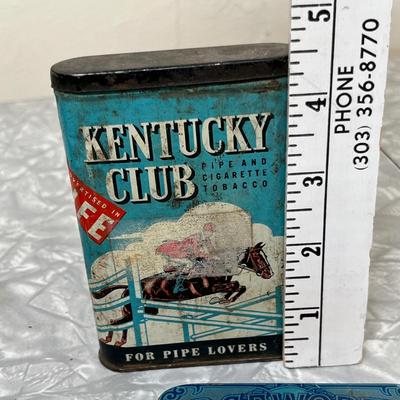 Vintage tobacco tins